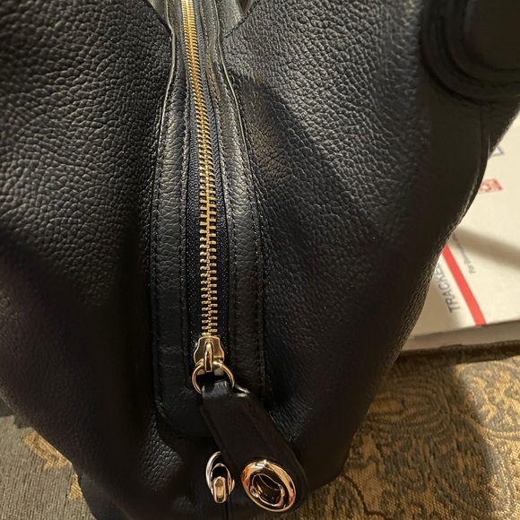 Coach Edie Blue Shoulder Bag - Picture 14 of 16